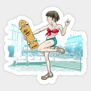 City wave Sticker